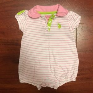 Polo Baby Girl Romper